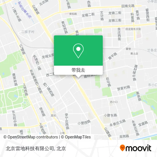 北京雷地科技有限公司地图
