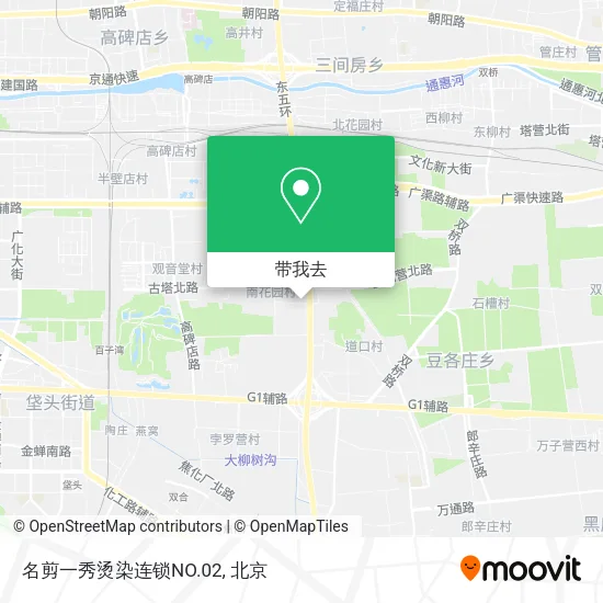 名剪一秀烫染连锁NO.02地图