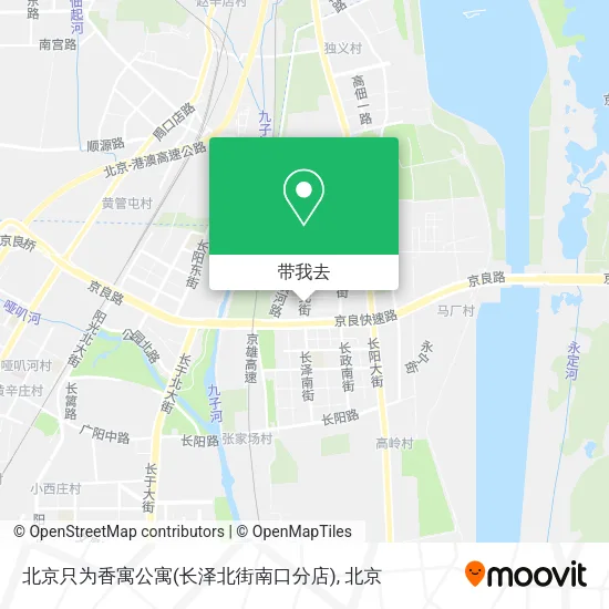 北京只为香寓公寓(长泽北街南口分店)地图