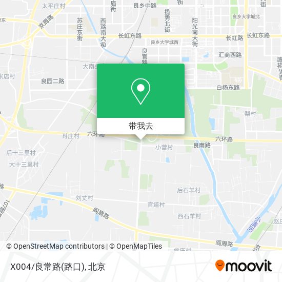 X004/良常路(路口)地图