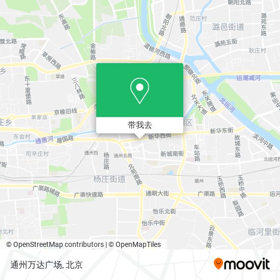 通州万达广场地图