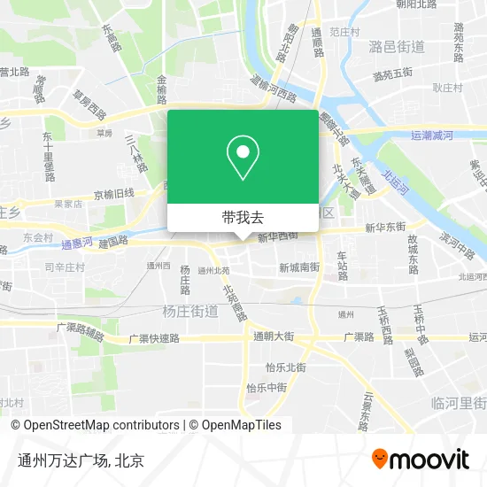 通州万达广场地图