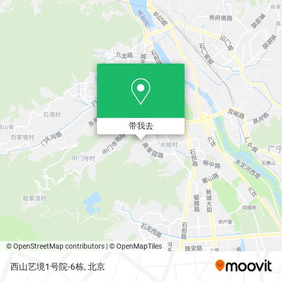 西山艺境1号院-6栋地图