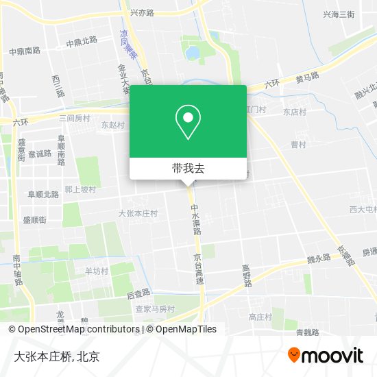 大张本庄桥地图