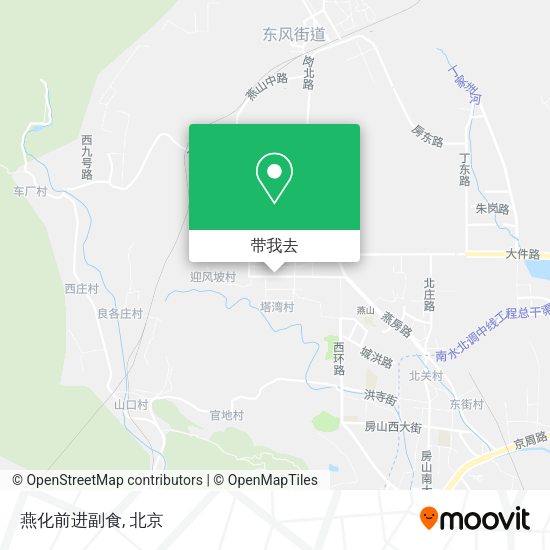 燕化前进副食地图
