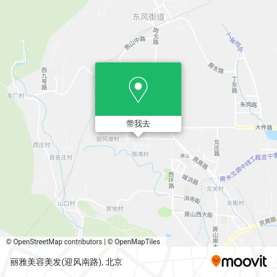 丽雅美容美发(迎风南路)地图