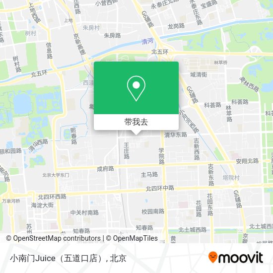 小南门Juice（五道口店）地图