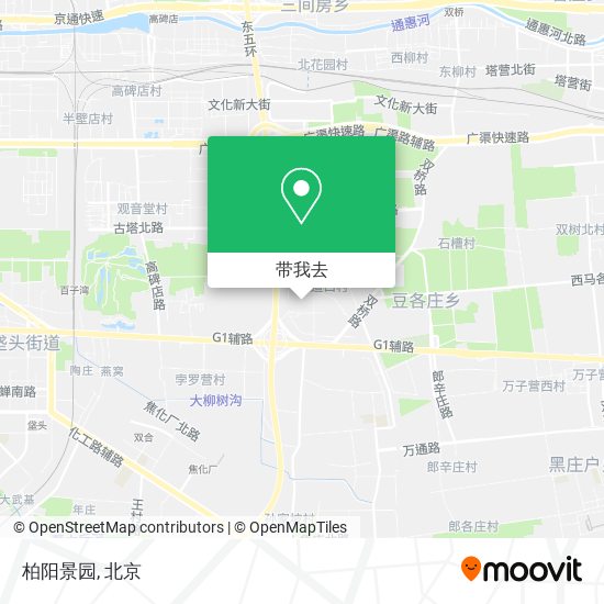 柏阳景园地图