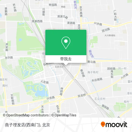 燕子理发店(西南门)地图