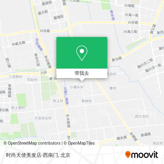 时尚天使美发店-西南门地图