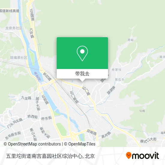 五里坨街道南宫嘉园社区综治中心地图
