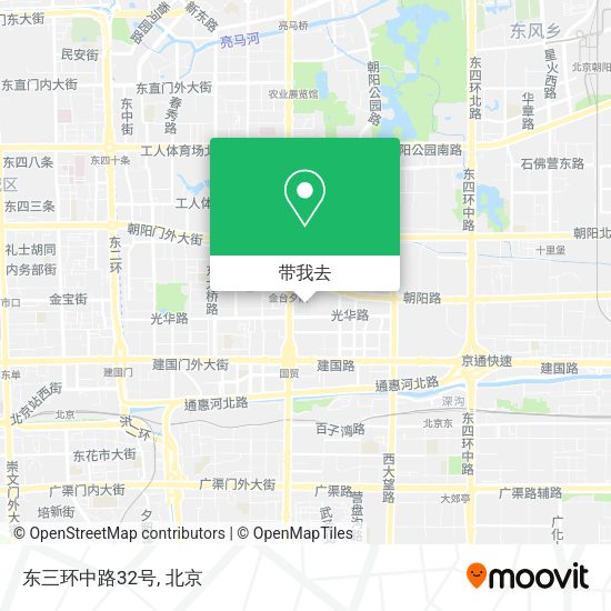 东三环中路32号地图