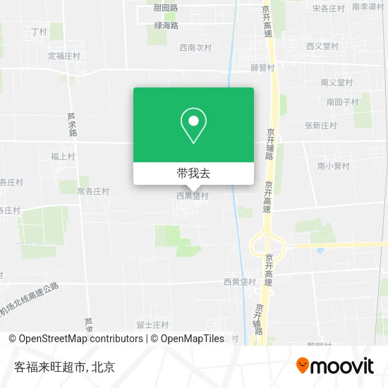 客福来旺超市地图