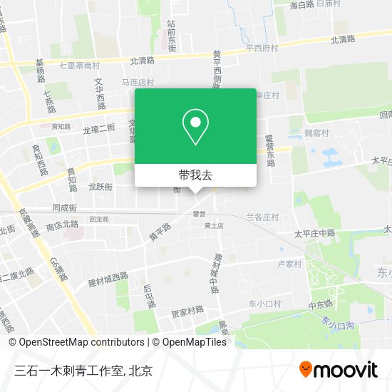 三石一木刺青工作室地图