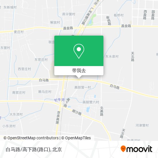 白马路/高下路(路口)地图