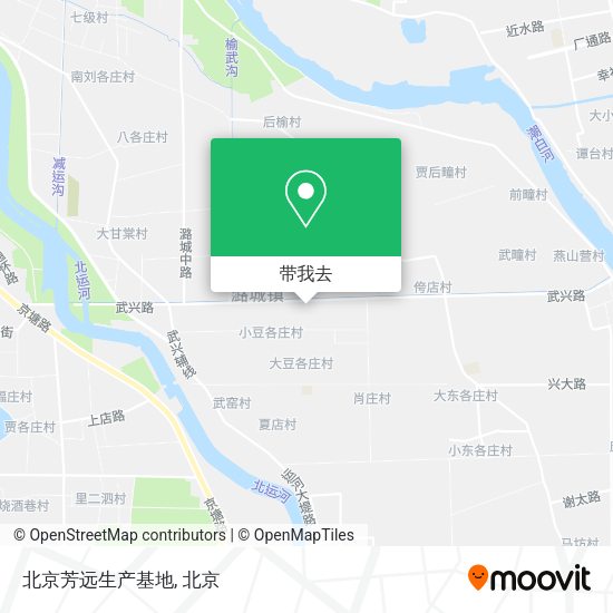 北京芳远生产基地地图