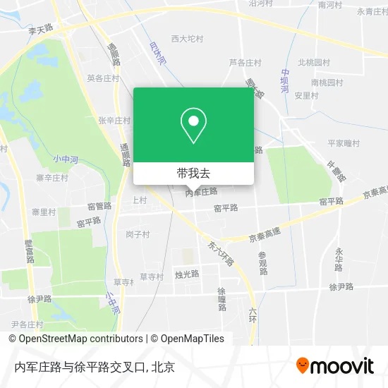 内军庄路与徐平路交叉口地图