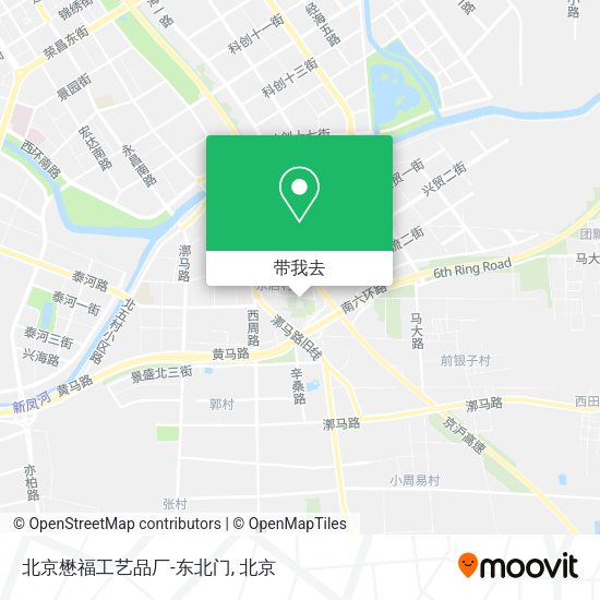 北京懋福工艺品厂-东北门地图