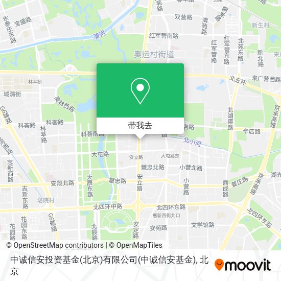 中诚信安投资基金(北京)有限公司(中诚信安基金)地图