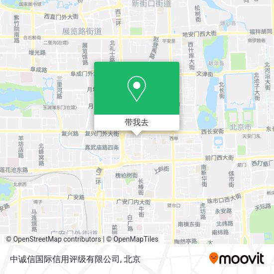 中诚信国际信用评级有限公司地图