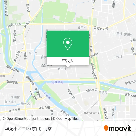 华龙小区二区(东门)地图