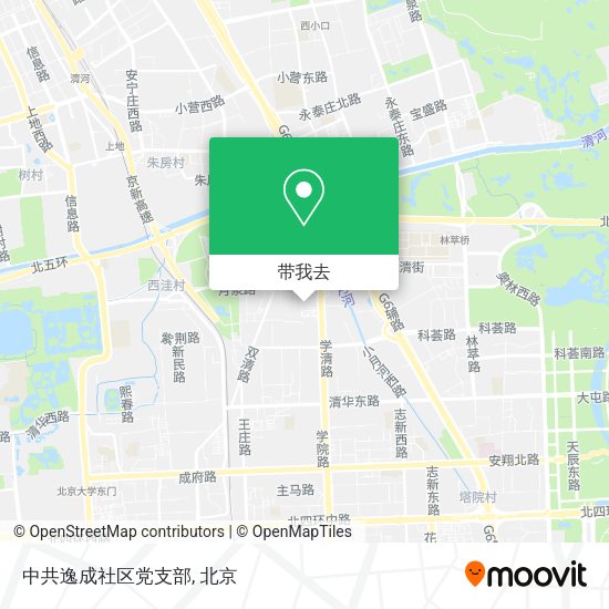 中共逸成社区党支部地图