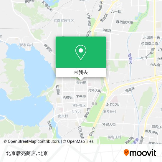 北京彦亮商店地图