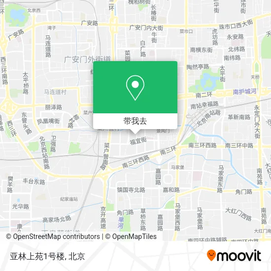 亚林上苑1号楼地图