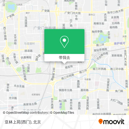 亚林上苑(西门)地图