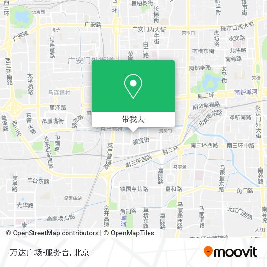 万达广场-服务台地图