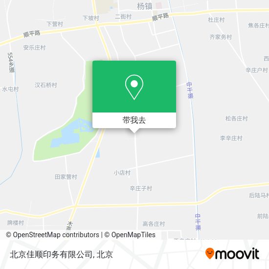 北京佳顺印务有限公司地图