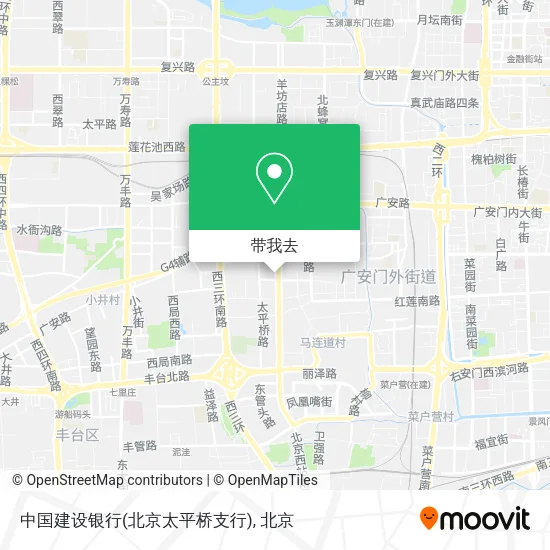 中国建设银行(北京太平桥支行)地图