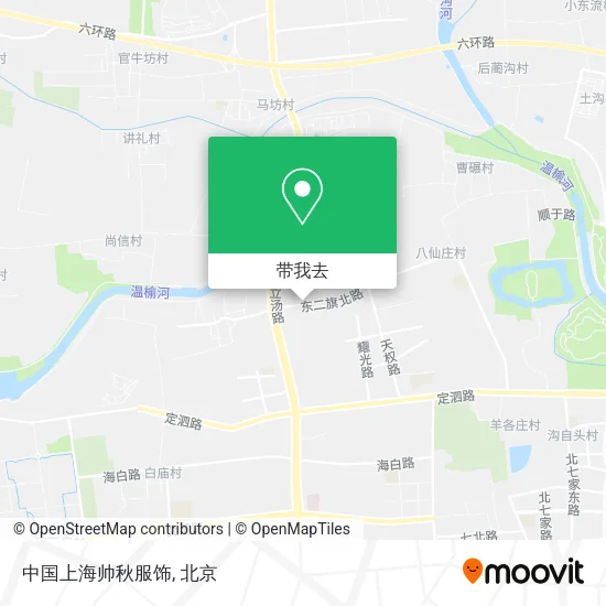 中国上海帅秋服饰地图