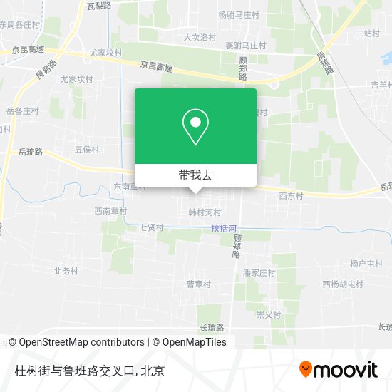 杜树街与鲁班路交叉口地图