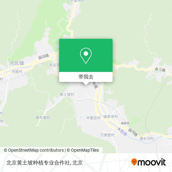 北京黄土坡种植专业合作社地图