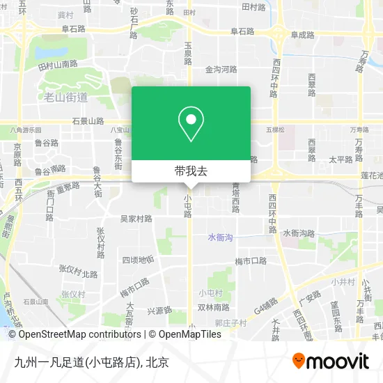 九州一凡足道(小屯路店)地图