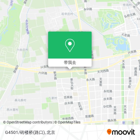 G4501/砖楼桥(路口)地图