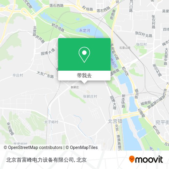 北京首富峰电力设备有限公司地图