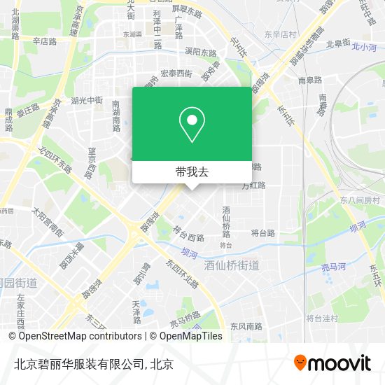 北京碧丽华服装有限公司地图