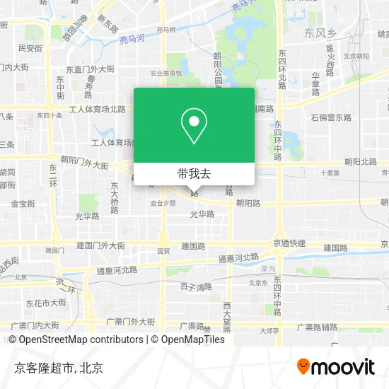 京客隆超市地图