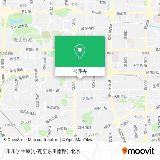 乐乐学生屋(小瓦窑东里南路)地图