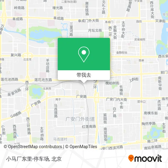 小马厂东里-停车场地图