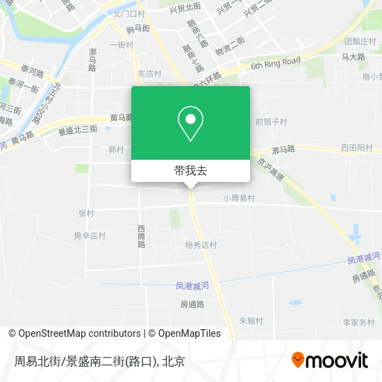 周易北街/景盛南二街(路口)地图
