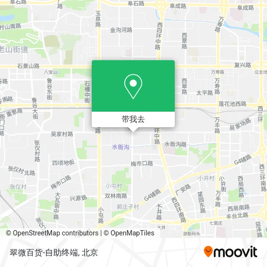翠微百货-自助终端地图