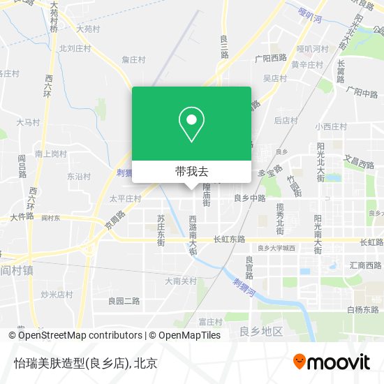 怡瑞美肤造型(良乡店)地图