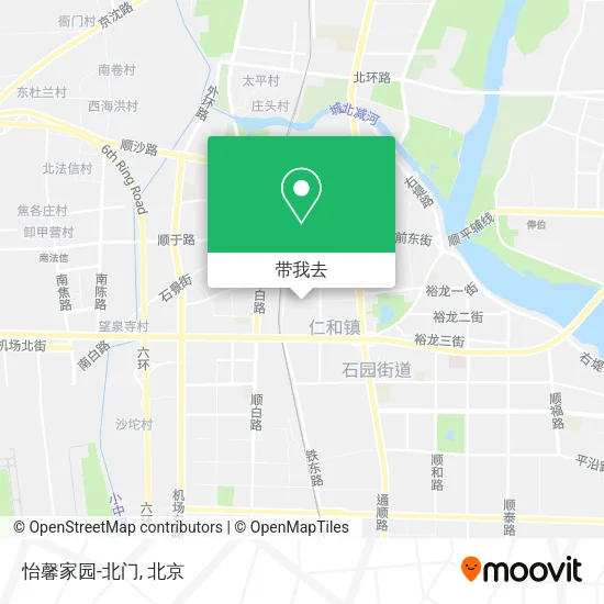 怡馨家园-北门地图