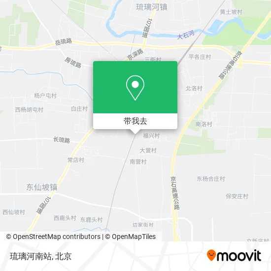 琉璃河南站地图