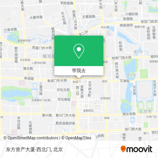 东方资产大厦-西北门地图