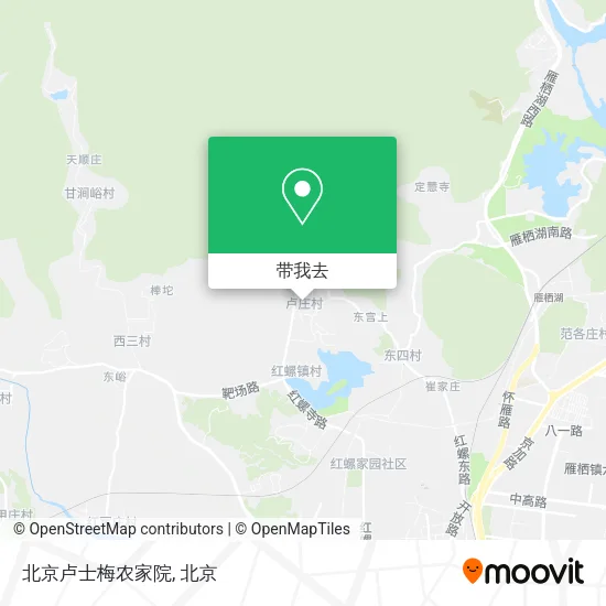 北京卢士梅农家院地图
