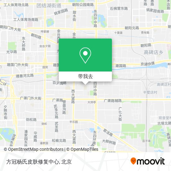 方冠杨氏皮肤修复中心地图